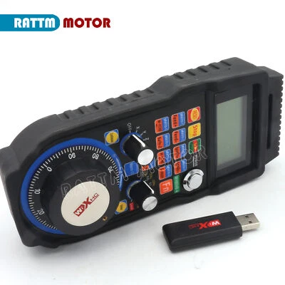【EU 】WHB04-L 4 Axis senza fili USB Mach3 Controller MPG Pendant CNC Volantino - Immagine 1 di 4