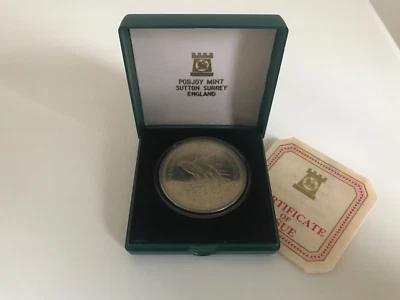 1978 ISLE OF MAN SILVER JUBILEE UNCIRCULATED CROWN COIN BOX - Image 1 of 4