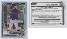 2021 Bowman Draft Chrome Sky Blue Refractor Adael Amador #BDC-195