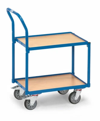 FETRA Eurokasten Etagen-Roller 605x405 mm TPE Rollen mit Bodenplatten