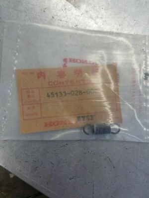 MUELLE ZAPATA FRENO HONDA CT70 CT90 XL100 XR75 Z50 S90 45133-028-000 AHRMA NOS Foto 1 de 2