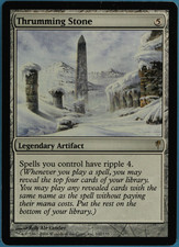 Thrumming Stone Coldsnap SLIGHTLY PLD Artifact Rare CARD (ID# 46056) ABUGames