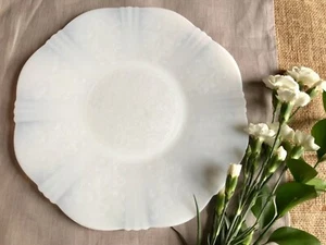 American Sweetheart Monax White Serving Platter ~ MacBeth-Evans Glass Co 1930-36 - Picture 1 of 3