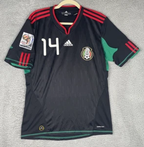 Maglia Mondiali 2010 Adidas Mexico Chicharito Uomo Medium Nero Verde Bianco - Foto 1 di 13