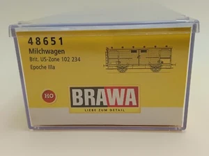 Brawa Milchwagen 48651 H0 DC der DR Brit-US-Zone, Gh Hannover 102 234, in OVP - Imagen 1 de 3