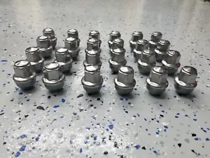 24 2015-2025 Ford F150 14x1.5 Factory OEM Stainless Lugs Wheel Nuts ACPZ1012B - Picture 1 of 8