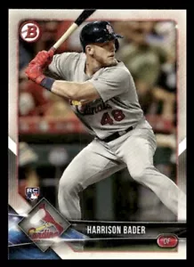 2018 Bowman #42 Harrison Bader Rookie St. Louis Cardinals - Picture 1 of 2