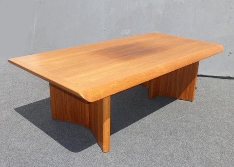 Vintage Danish Modern Teak Coffee Table Made in Canada by Nordic Furniture Cover