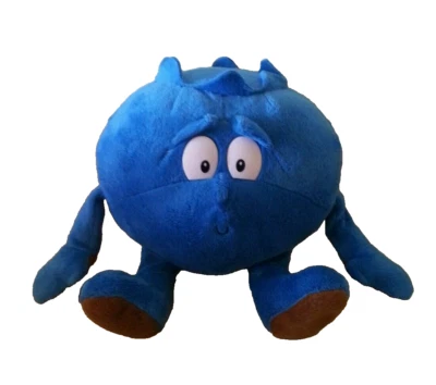 TCC Peluche mirtillo vitamini coop blueberry goodness gang frutta fruit plush