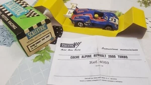 SCALEXTRIC ALPINE RENAULT 2000 TURBO AZUL 4053 EXIN MADE IN SPAIN CON CAJA - Imagen 1 de 23