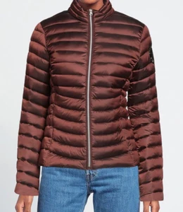 £700 Scervino Street by Ermanno Scervino Bronze Brown Short Puffer Jacket, M - Picture 1 of 22