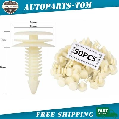 Clips de panel de moldura de puerta 50 un. para Chevrolet K1500 C3500 Silverado 1500 1998-2000 Foto 1 de 2