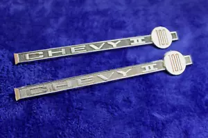 Vintage 1962 1963 Chevy II Quarter Panel Emblems Badges Fenders 100 OEM 4858547 - Picture 1 of 13