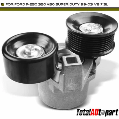 Belt Tensioner Pulley Assembly for Ford F-250 E/ F-350 450 550 Super Duty 98-03 - Image 1 of 4