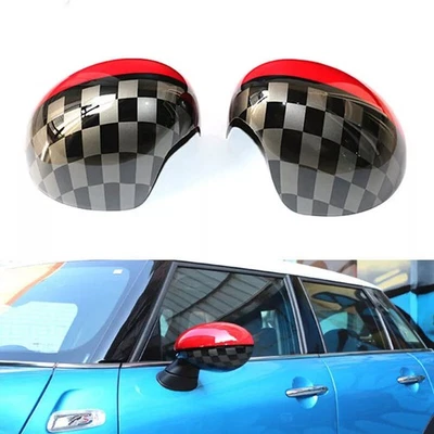 Copri specchietti laterali JCW Design per Mini Cooper F56 F55 F54 F57 - Easy Peel & Stic - Immagine 1 di 4