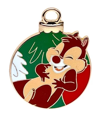 Caja misteriosa árbol de Navidad de Plutón de los parques de Disney 2025 prendedor Dale Laughing LR Foto 1 de 3