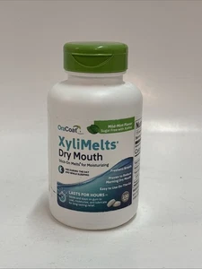 Oracoat Xylimelts Dry Mouth Relief Oral Adhering Discs, 230 Count MINT Exp 7/28 - Picture 1 of 4