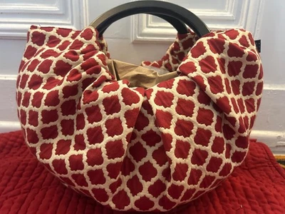 AUTÉNTICA BOLSA DE ESTUDIO 1154 Lill con asas de madera Foto 1 de 4