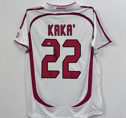 2006/07 Adidas AC Milan Away Jersey Kaka #22 UCL Final White Mens