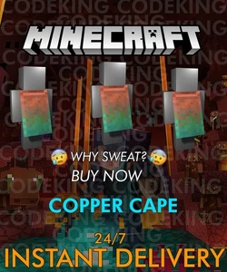 Minecraft Java & Bedrock Edition - Copper Cape DLC für PC & Xbox ALLE PLATTFORMEN - Bild 1 von 1