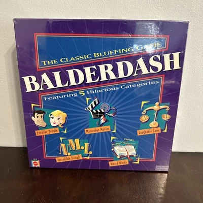 2003 Balderdash: The Classic Bluffing Game Board Game Mattel NIB Factory Sealed - Image 1 of 4