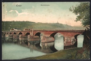 Trier, Ansichtskarte, Moselbrücke - Picture 1 of 2