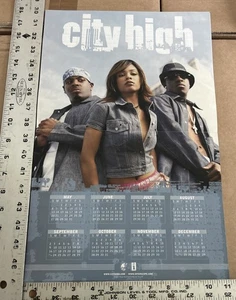 CITY HIGH INTERSCOPE RECORDS RARE CD/LP PROMO POSTER - Bild 1 von 2