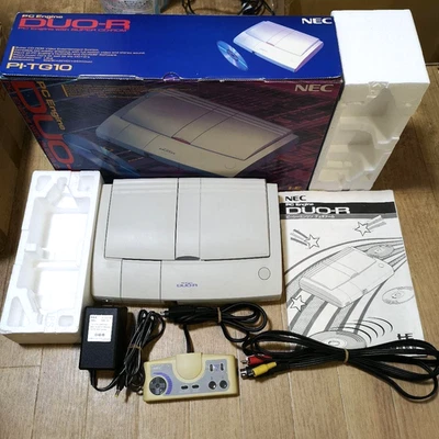 NEC PC Engine DUO-R Console PI-TG10 Turbo Duo w/Original Box & Manual Retro Game - Image 1 of 4