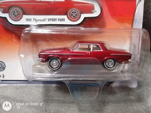 Johnny Lightning 1962 Plymouth Sport Fury Mopar 37 🔴 W Magnet - Picture 1 of 7