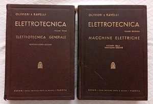 ELETTROTECNICA Olivieri e Ravelli - 2 Volumi 1962. Cas - Foto 1 di 6