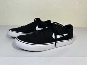 Nike Chron SB 2 Slipper Herren Größe 7 Schuhe Navy Schwarz Canvas Turnschuhe - Bild 1 von 10