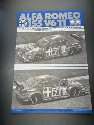 58128 Tamiya RC Alfa 155 Ti V6 TA02 Chassis Kit Instruction Manual - 1055537 - Image 1 of 4