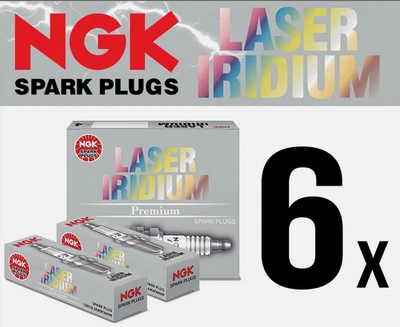 6x NGK ILZFR6D11 1208 Laser Iridium Spark Plugs For BMW 530 3.0 01/05-->12/09 - Image 1 of 4