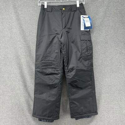 NUEVO CON ETIQUETAS Pantalones de Nieve Sierra Blancos Juveniles Medianos Negros Snowboard Ropa de Esquí Foto 1 de 4