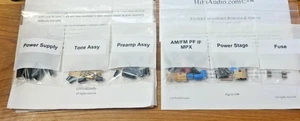 REALISTIC STA-46 rebuild restoration recap upgrade kit fix repair capacitor - Picture 1 of 4