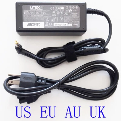 New Original 65w AC Adapter Charger For ACER ST-C-070-19000342CT 25.10110.001 - Image 1 of 4