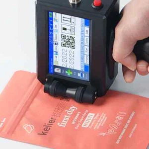 T20 handheld inkjet printer 25.4mm printing date QR code variable data - Afbeelding 1 van 5