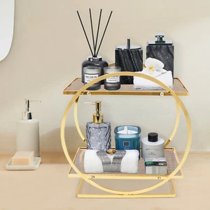 2-Stufen Kosmetik-Display-Tablett Make Up Kosmetik Organizer Aufbewahrungsbox - Bild 1 von 14