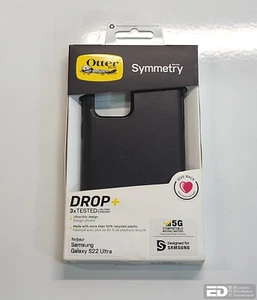 Coque noire OtterBox Symmetry pour Samsung Galaxy S22 Ultra - Photo 1 sur 3
