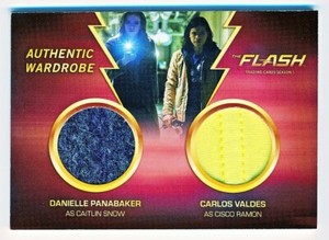 The Flash Season 1 Danielle Panabaker & Carlos Valdes Variant Dual Wardrobe #DM3