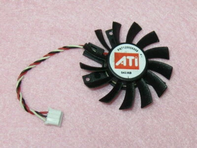 Cooler Fan For ATI Radeon X700 9800 Pro AD0512MX-RB6 45mm 3 Pin Graphics Card - Image 1 of 3
