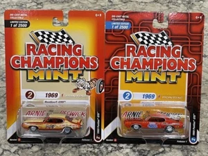 Racing Champions COMO NUEVO 1969 Arnie Beswick Pontiac GTO Juego de 2 Coches 1/64 - Imagen 1 de 1
