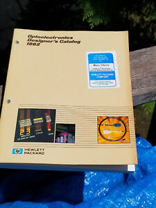VINTAGE OPTOELECTRONICS BOOK HEWLITT PACKARD 1982 DESIGNER'S CATALOG