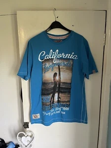 Tokyo Laundry (California Surfing) Surf Spinners Men’s Tee Shirt Medium Slim Y4 - Picture 1 of 8