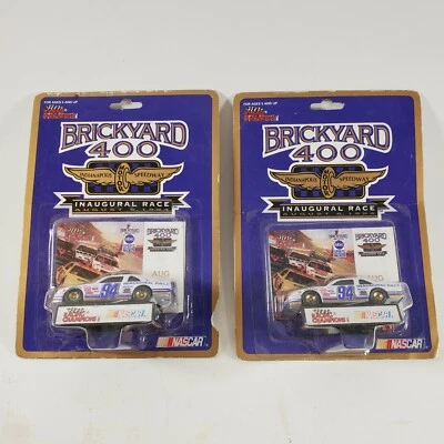 2 coches fundidos a presión inaugurales NASCAR Racing Champions Brickyard 400 1994 de colección Foto 1 de 4