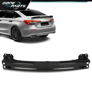 Rear Bumper Reinforcement Impact Bar Steel Black Fit For 16-24 Honda Civic - Picture 1 of 12