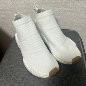 Adidas Mens NMD CS1 Primeknit BA7208 White Running Shoes Sneakers Size us 11 - Picture 1 of 11