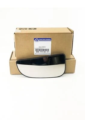 NEW 2010-2020 Dodge Ram 1500, 2500, 3500 DRIVER SIDE Tow Mirror GLASS, OEM - Image 1 of 3