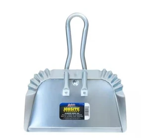 Professional Aluminum Construction with Riveted Oversized Handle Dust Pan 17 in. - Picture 1 of 7