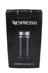 *LID BROKEN* Nespresso Aeroccino3 Milk Frother - Black - Picture 1 of 7
